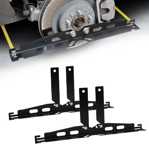 Toe Alignment Tool Kit 2 Sets Alloy Steel with Extension Bracket - Precise Wheel Calibration, Universal Vehicle Compatibility, Durable Automotive Alignment Equipment for Trucks in Saudi Arabia