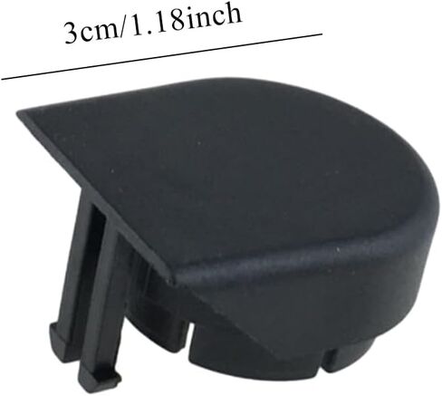Riloer Front Windshield Wiper Arm Nut Cover Cap, 2007-2012 Compatible with Mitsubishi Outlander 2CW0W, Replace MB821132 in Saudi Arabia