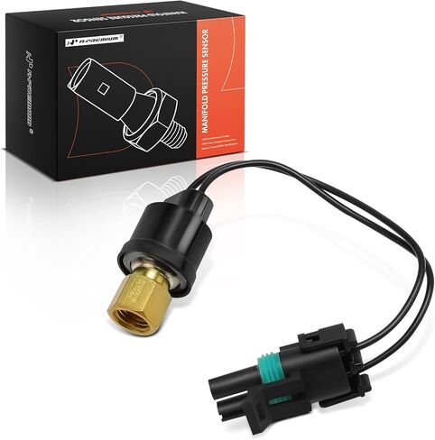 A-Premium A/C High Side Pressure Switch [2 Pins] Compatible with International Harvester 5000 1997-2000/2002, 5070 1997-2000, 9600 1994-1996, 9700, 9800 SBA, 9900, 9900 SFA, 9900i, 9900i SFA, 9900ix in Saudi Arabia
