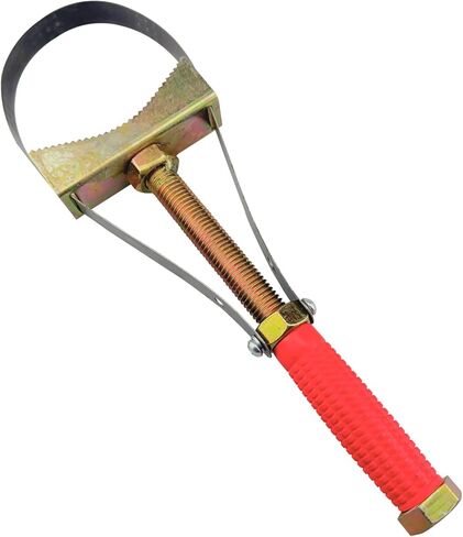 Adjustable Oil Filter Wrench, Heavy Duty Oil Filter Removal Tool Adjustable Strap 9-15cm Diameter, Filter Strap Wrench for Larger Vehicles, Large Truck, Large Tractor, Excavators etc in Kuwait