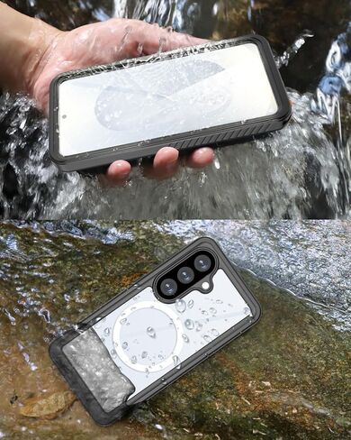 Miimall for Samsung Galaxy S24 Plus Case Waterproof, [IP68 Underwater][14FT Military Dropproof] [Built-in Camera Lens & Screen Protector] [Dustproof] Full Body Shockproof Phone Case for S24 Plus in Kuwait