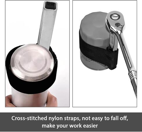 Nylon Strap Oil Filter Wrench, 1/2" Drive Belt Type Wrench Adjustable Filter Removal Tool, Heavy Duty Strap Oil Filters Remover for Engine Conduit Fittings Maintenance in Saudi Arabia