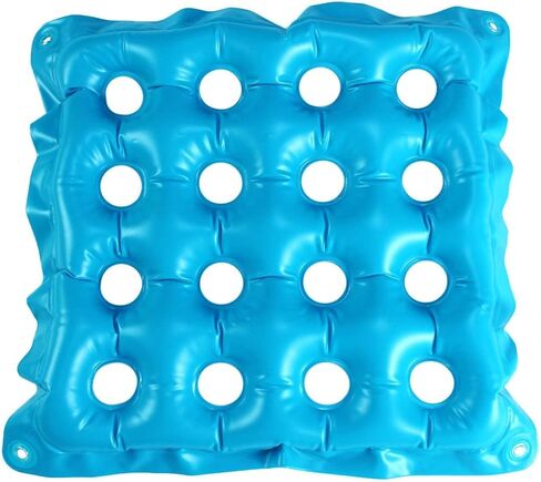 SUNSHINE-MALL Office Chair Cushions, air Cushion seat, sit Cushion, with air Vent, can be a Small Amount of air or Water, Very Suitable for Office Chair and Wheelchair use(Blue 19 inch) in Saudi Arabia
