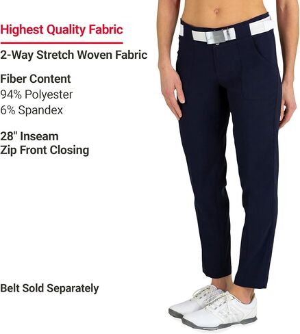ملابس رياضية للسيدات من Jofit Apparel، بنطال كاحل قصير بحزام للجولف والتنس in Saudi Arabia
