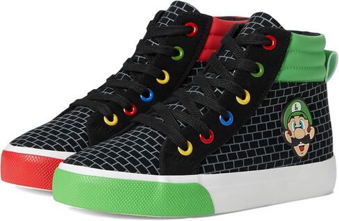Nintendo Boys Mario and Luigi High Top Sneaker, red,Green and Black in Saudi Arabia
