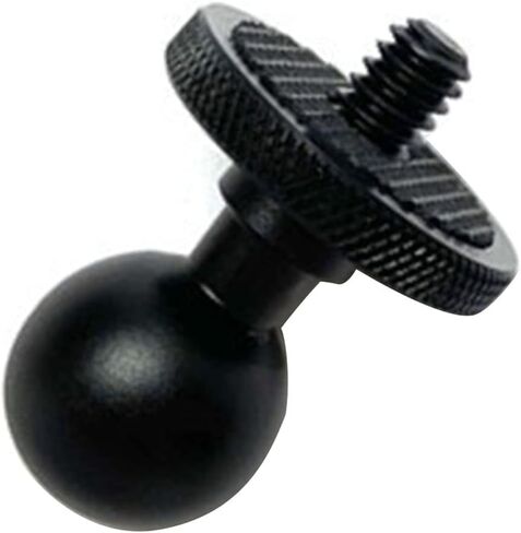 Black Motorcycle Mobile Phone Holder Mounts 17mm Ball Base 1/4 Camera Screw Adapter Motorcycle Mount Base Accessories 17mm Ball Mount Adapter Base Phone Holder It is suitable for motorcycles in Saudi Arabia