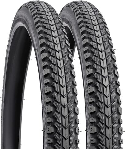 2 Pack 20" Bike Tires 20 x 1.75(47-406) Plus 2 Pack Bike Tubes 20x1.5/1.75 AV32mm Schrader Valve Compatible with 20x1.75 Most Bike Tires(YH-Black) in Saudi Arabia