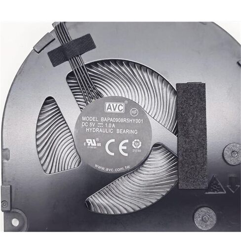 مروحة تبريد وحدة المعالجة المركزية للكمبيوتر المحمول P15v T15p Gen1 AVC BAPA0908R5HY001 5V 1.0A in Saudi Arabia