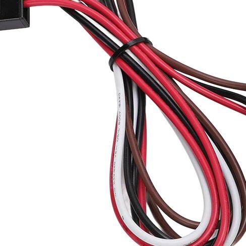 Dual Electric Fan Wiring Kit 12VDC for 10-16 Inch Fans, 185°F ON 175°F Off Thermostat Relay - Universal Cooling Fan Controller, Easy Installation for Automotive Radiator System in Kuwait