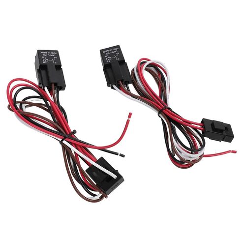 Dual Electric Fan Wiring Kit 12VDC for 10-16 Inch Fans, 185°F ON 175°F Off Thermostat Relay - Universal Cooling Fan Controller, Easy Installation for Automotive Radiator System in Kuwait