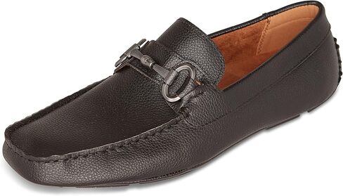 حذاء Kenneth Cole REACTION للرجال Dawson Bit Driver Driving Style Loafer، أسود، 7.5 in Saudi Arabia