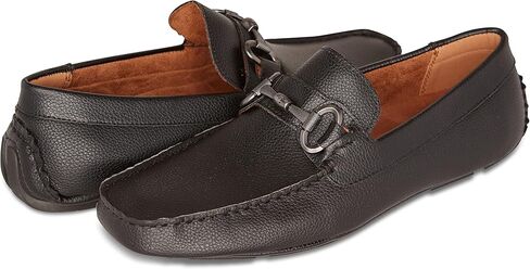 حذاء Kenneth Cole REACTION للرجال Dawson Bit Driver Driving Style Loafer، أسود، 7.5 in Saudi Arabia