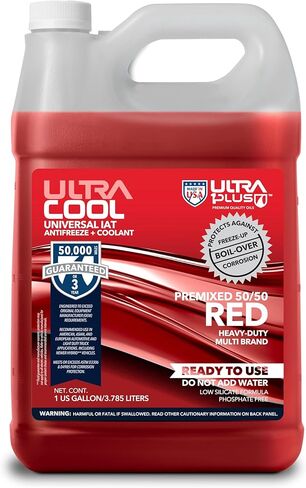 Ultra1Plus Antifreeze Coolant - UltraCool Universal PREMIXED 50/50 - Ready to Use Coolant - Gallon in Kuwait