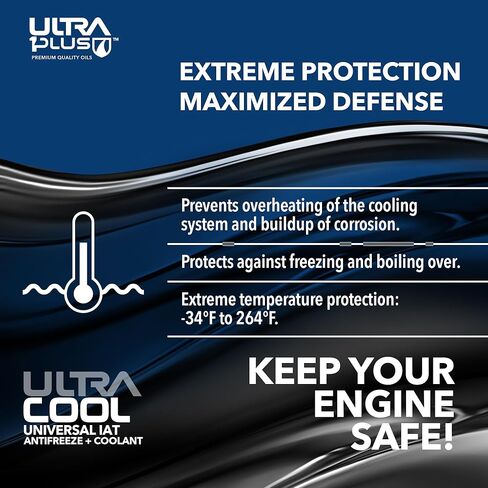 Ultra1Plus Antifreeze Coolant - UltraCool Universal PREMIXED 50/50 - Ready to Use Coolant - Gallon in Kuwait