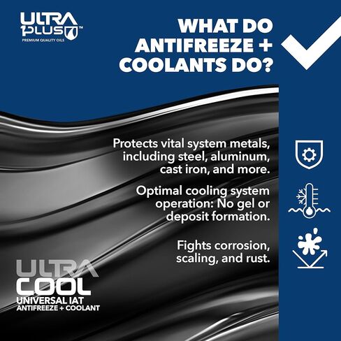 Ultra1Plus Antifreeze Coolant - UltraCool Universal PREMIXED 50/50 - Ready to Use Coolant - Gallon in Kuwait