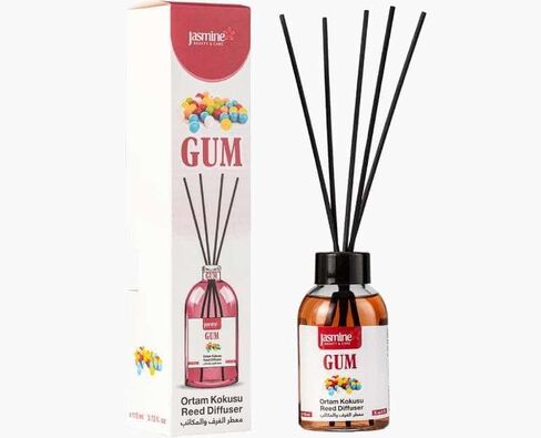 Turkish Jasmine Reed Diffuser Set 3.72 Fl. Oz (110ml), with 4 Reed Sticks. for Your Office, Bedroom, Bathroom, Kitchen. Elegant Fragrance for Your Entire Home (TOPKAPI) in Saudi Arabia