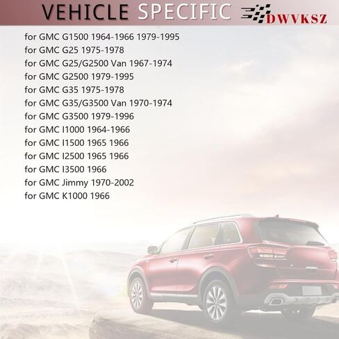 محمل قابض الضاغط A/C لـ GMC G25/G2500 Van 4.8L 1974، لـ G25/G2500 Van 5.7L 1974، لـ G35/G3500 Van 4.8L 1974، لـ K25 4.1L 1975 1976 1978 يستبدل #152802، 6559469، (1x) in Saudi Arabia