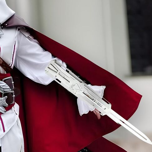 Myhiddenblade Metal Blade Assassin's Hidden Blade Assassin's Creed شفرة مخفية قصب سيف سكين مخفي فضي أسود البرسيم in Kuwait