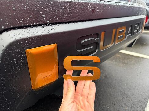 Limitless Parts Rear Bumper Letters Compatible with 2024-2025 Subaru Crosstrek Wilderness Edition 1/16" ABS Plastic with Adhesive- Gold Bronze Color Matched in Kuwait