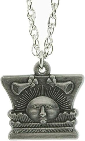 One Moment In Time J10 Necklace Nauvoo Temple Sunstone Silver Tone Handmade Mormon LDS CTR in Saudi Arabia