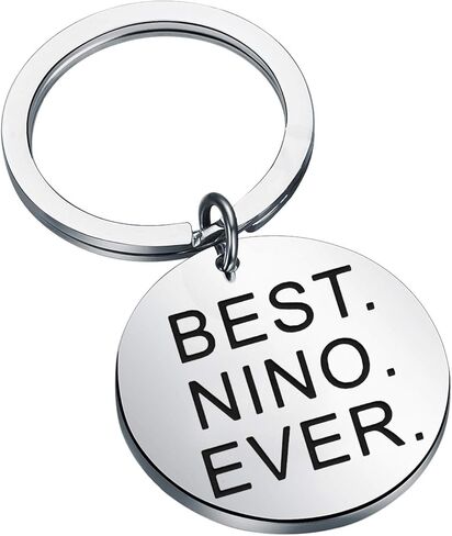 MAOFAED Nino Present Nino Keychain Nino Jewelry هدية عيد الأب أفضل هدية نينو على الإطلاق للعراب المكسيكي الإسباني (أفضل نينو على الإطلاق) in Saudi Arabia