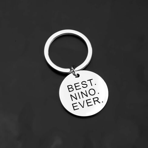 MAOFAED Nino Present Nino Keychain Nino Jewelry هدية عيد الأب أفضل هدية نينو على الإطلاق للعراب المكسيكي الإسباني (أفضل نينو على الإطلاق) in Saudi Arabia