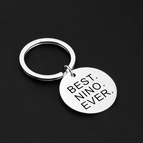 MAOFAED Nino Present Nino Keychain Nino Jewelry هدية عيد الأب أفضل هدية نينو على الإطلاق للعراب المكسيكي الإسباني (أفضل نينو على الإطلاق) in Saudi Arabia