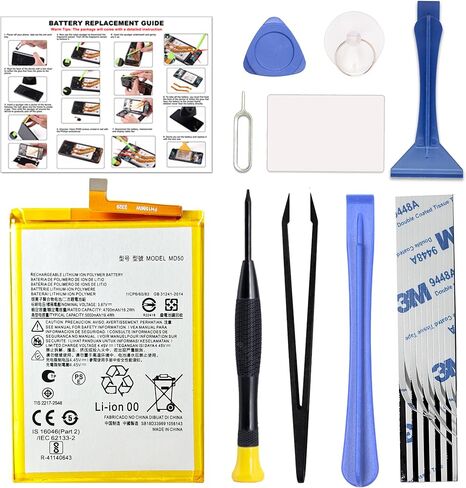 For Moto G Stylus 5G 2021 Battery, MD50 Battery Compatible with Motorola G Stylus 5G (Released in 2021) with Installation Instruction & Repair Toolkit XT2131, XT2131DL, XT2131-1, XT2131-3, XT2131-4 in Kuwait
