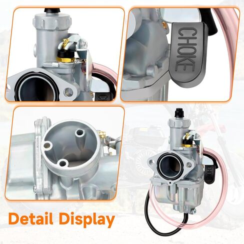 مجموعة FVRITO VM22 Carburator Flywheel المرحلة 2 متوافقة مع محرك Predator 212 غير Hemi Coleman CT200U CT200U-EX BT200X Mini Bike 212cc 196cc GX200 KT196 Go Kart Parts مجموعة صمام خانق أنبوب العادم in Saudi Arabia