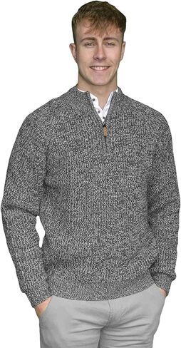 Men's Sweater Killybegs ¼ Zip Fisherman’s Knit, Made in Ireland in Kuwait