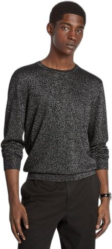 Michael Kors Men's Lurex Crewneck Sweater in Saudi Arabia