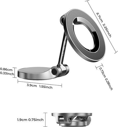 Magnetic Car Mount for for MagSafe, Extra Small Ultra Magnetic Phone Holder for Car Dashboard, Car Phone Holder, Car Accessories for Women Men, Fit for iPhone17 Pro/Air/Max 16 15 14 13 in Saudi Arabia