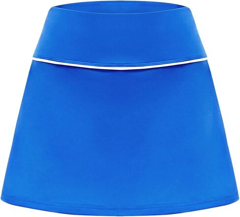 High Waisted Tennis Skirts for Women with 2 Pockets Mini Athletic Golf Skorts with Built in Shorts Workout Pickleball in Saudi Arabia