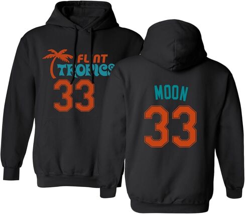 Flint Tropics Jackie Moon 33 Semi Pro Basketball Men's Hoodie Sweatshirt in Saudi Arabia