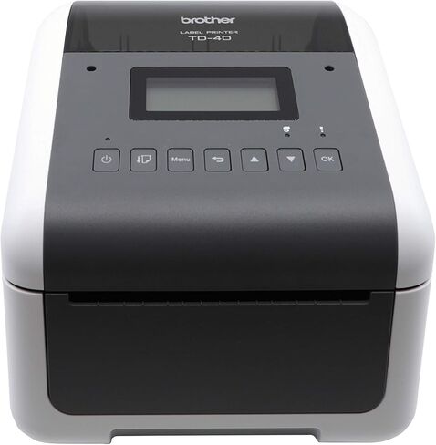Brother TD-4520DN طابعة سطح المكتب الحرارية المباشرة بمستوى الدخول، طباعة الملصقات والإيصالات، 300 نقطة في البوصة، 6ips، USB 2.0 in Saudi Arabia