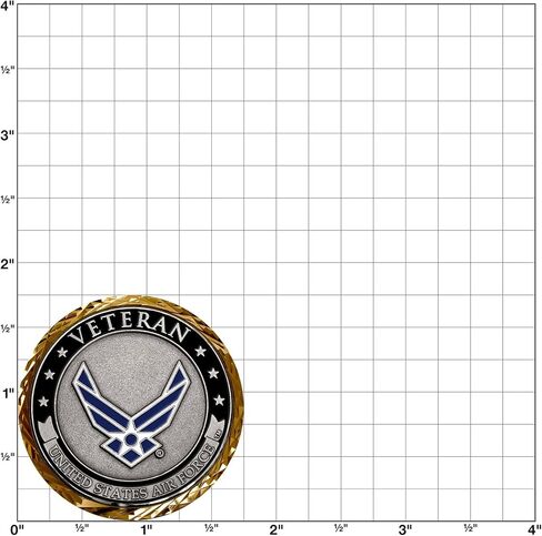 MEDALS OF AMERICA EST. 1976 U.S. Air Force Veteran Challenge Coin in Saudi Arabia