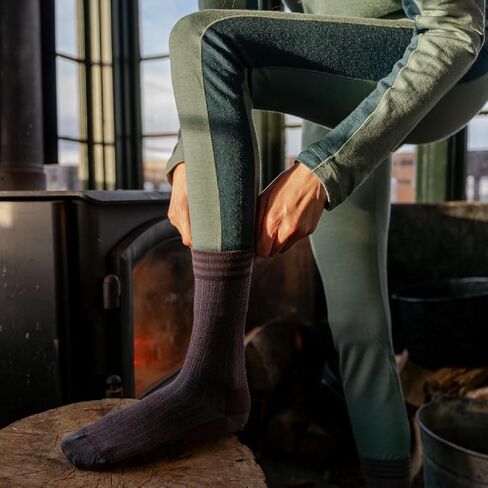 IBEX Merino Wool Nomad Herringbone Unisex Hiking Socks | Crew Socks with Seamless Toe & Arch Support in Saudi Arabia