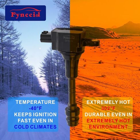 8-Pack UF510 High-Performance Ignition Coil & Iridium Spark Plug Set - Complete Tune-Up Kit for 2004-2006 INFINITI QX56 & Nissan Titan Armada Pathfinder with 5.6L V8 Engine - Replaces GN10243, 5C1482 in Kuwait