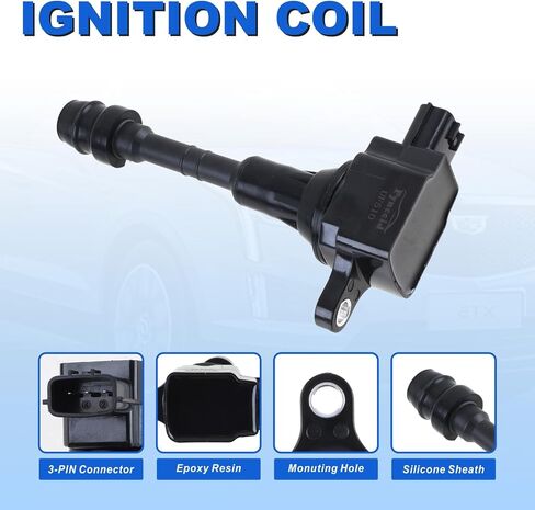 8-Pack UF510 High-Performance Ignition Coil & Iridium Spark Plug Set - Complete Tune-Up Kit for 2004-2006 INFINITI QX56 & Nissan Titan Armada Pathfinder with 5.6L V8 Engine - Replaces GN10243, 5C1482 in Kuwait