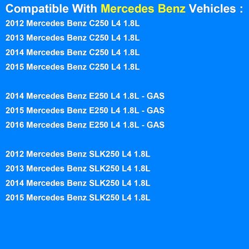 Allmotorparts Thermostat Housing Assembly Compatible with Mercedes Benz 1.8L - 2012-2015 C250, 2012-2015 SLK250, Replace 2712000315, 2712000115, 2712000215 - Years 2012 2013 2014 2015 in Saudi Arabia