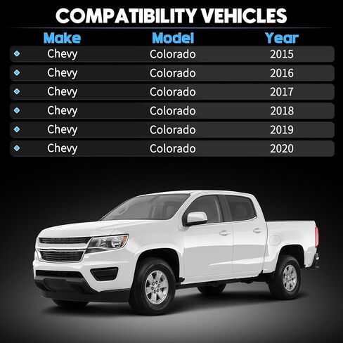 زوج دعامة تثبيت حشو المصد السفلي الأمامي مناسب لسيارة شيفروليه كولورادو 2015-2020 مناسب لجي إم سي كانيون 15-20 LH RH لوحة تباعد التجنيب المصد تحل محل 23450921 23450922 GM1042126 GM1043126 in Kuwait