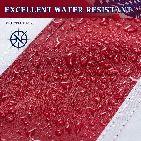 American Flag 12x18 Inch Pack of 2 Boat Marine Flag Made of Wind and Weather Proof Fabric, Heavy Duty US Flag with Sewn Stripes, Embroidered Stars, and Brass Grommets,Outdoor Decorations in Kuwait