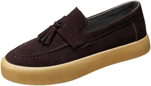 Men's Casual Tassel Bow Slip-On Driving Penny Loafers Boat Shoes Driver Moccasins in Saudi Arabia