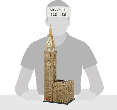 القسم 56 عيد الميلاد في قرية المدينة مبنى برج جريفيث المضاء، 19.8 بوصة، متعدد الألوان in Saudi Arabia