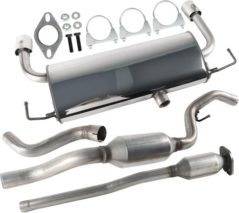 Exhaust Resonator Muffler Pipe Muffler Compatible with Ford Escape 2013 2014 2015 2016 2017 2018 2019 1.5L 1.6L 2.0L 2.5L Engines in Saudi Arabia