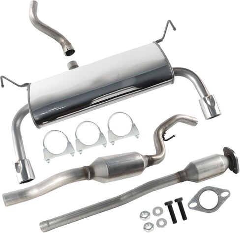 Exhaust Resonator Muffler Pipe Muffler Compatible with Ford Escape 2013 2014 2015 2016 2017 2018 2019 1.5L 1.6L 2.0L 2.5L Engines in Saudi Arabia