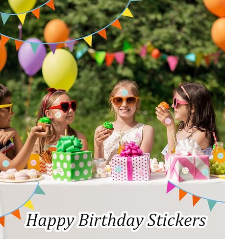 120 قطعة من ملصقات عيد ميلاد سعيد، 10 أوراق ملصقات عيد ميلاد سعيد لبطاقات الهدايا، ملصقات حفلات ذاتية اللصق لحقائب المظاريف in Kuwait
