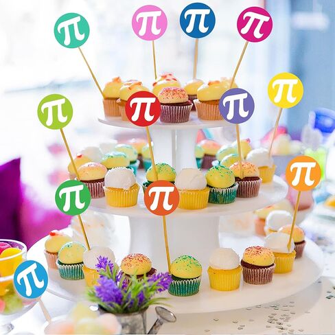 360 PCS Round Happy Pi Day Stickers, Colored PI Day Stickers Adorable Pi Symbol Sticker for Teacher Student Envelope Seals Gift Card DIY Crafts PI Day Math Party Favors Decorations in Saudi Arabia