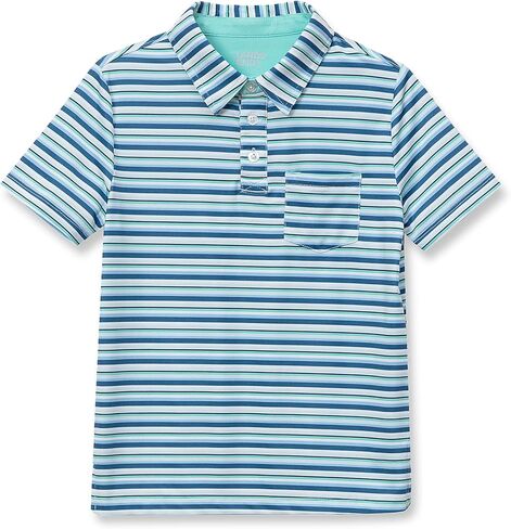 Lands' End Boys Short Sleeve Athletic Polo Shirt in Saudi Arabia