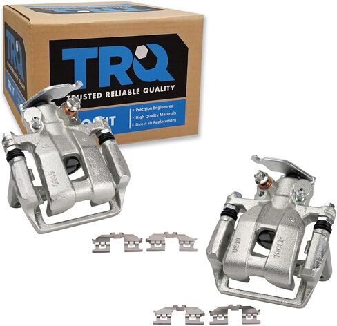 TRQ Rear Brake Caliper Set Compatible with 2013-2017 Honda Accord in Kuwait